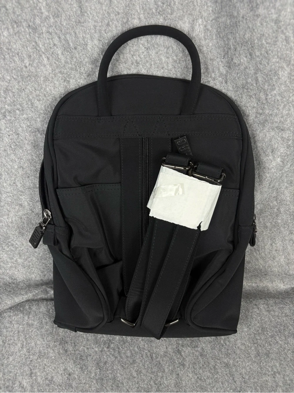 Hard Rock Cafe Madrid Black Mini Backpack Travel Bag Embroidered Logo